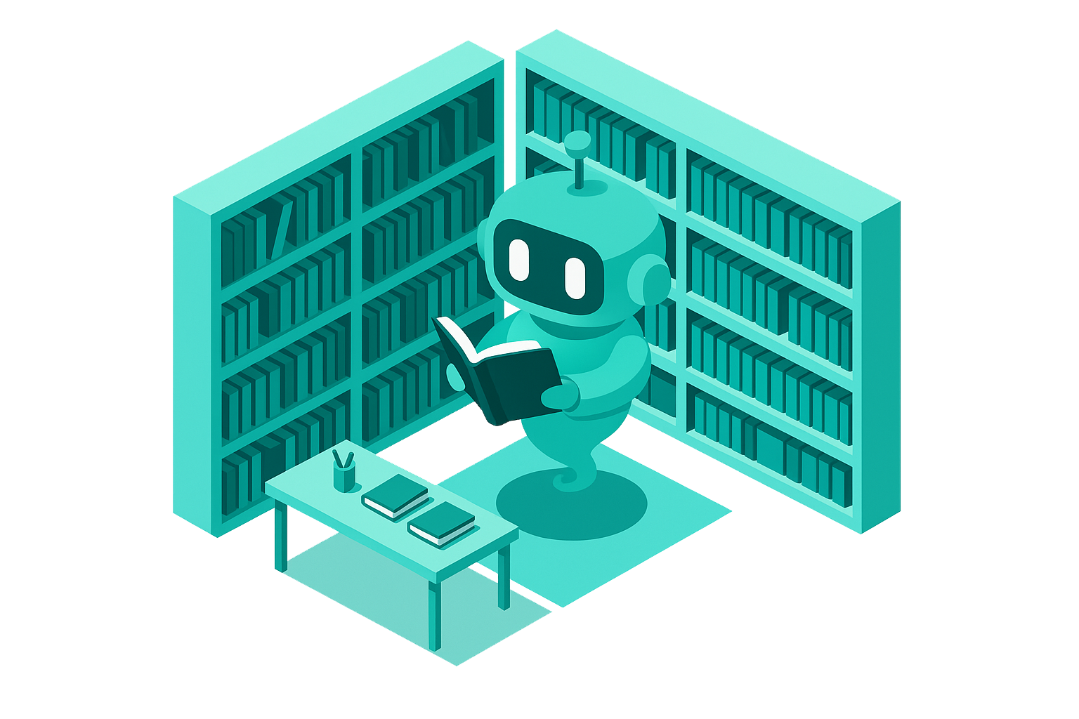InfoGenie Knowledge Assistant Illustration